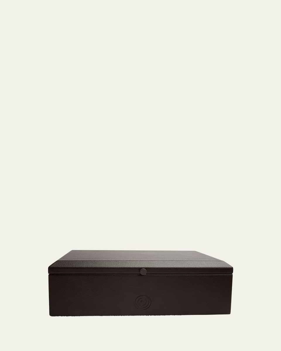 X WM Brown Shoe Shine Case